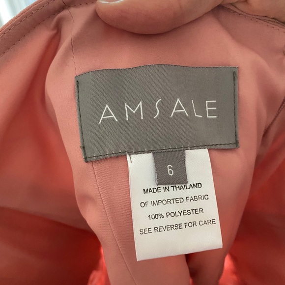 Amsale rose strapless dress - Picture 3 of 5